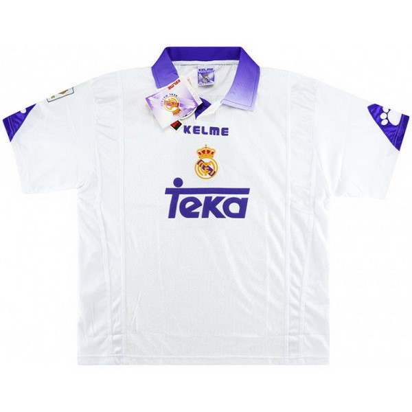 Tailandia Camiseta Real Madrid 1ª Retro 1997 1998 Blanco